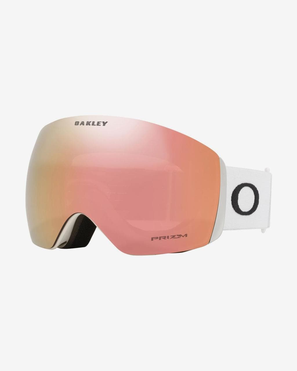 Masque Oakley Flight Deck L Matte White avec verre Prizm Snow Rose Gold Iridium
