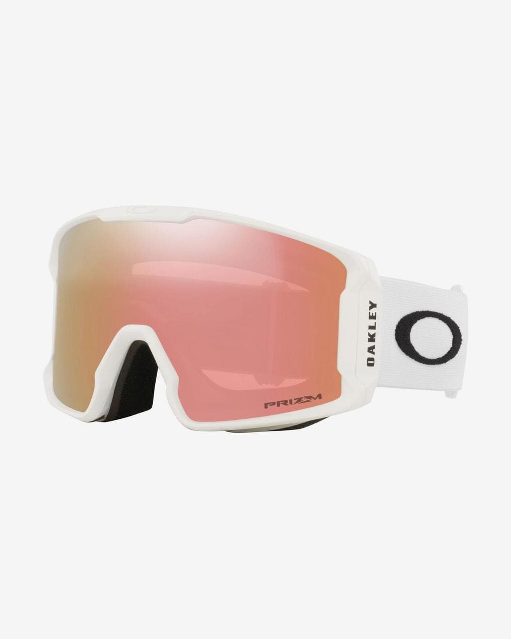 Masque Oakley Line Miner L Matte White avec verre Prizm Snow Rose Gold Iridium