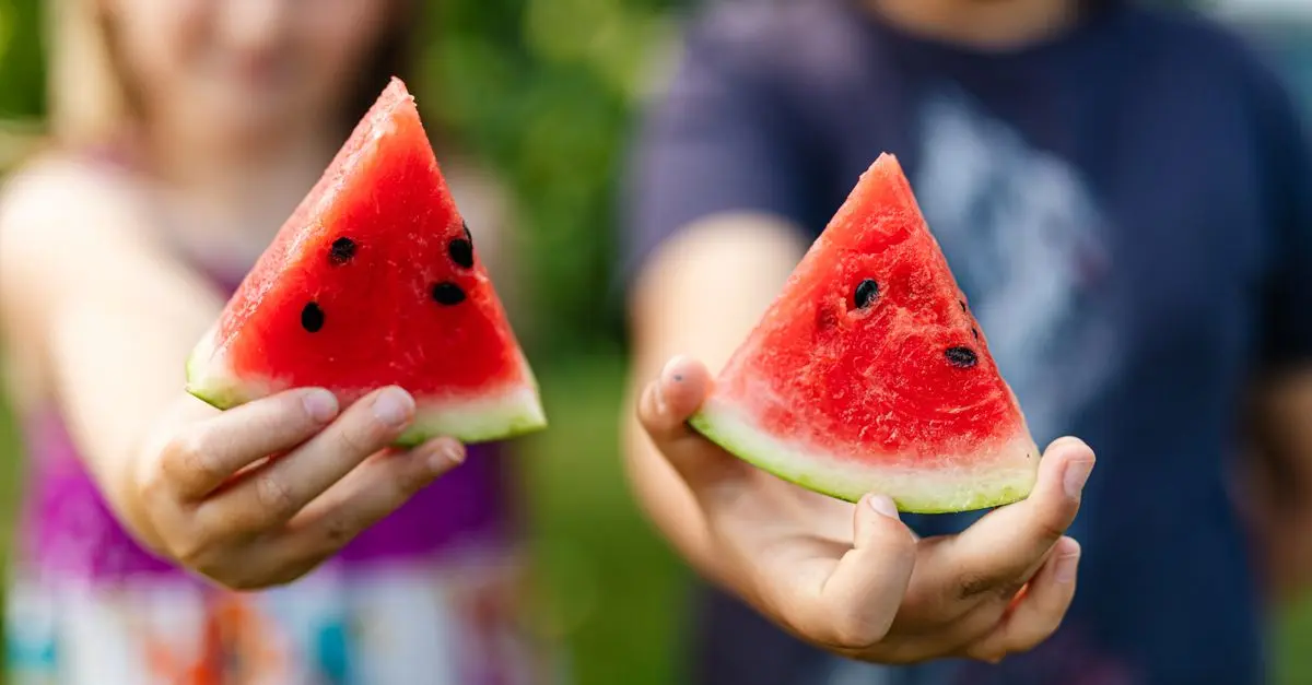 Trucs pour inciter les enfants à manger des fruits de saison